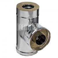 Сэндвич тройник 90° Ferrum из нержавеющей стали d250х350